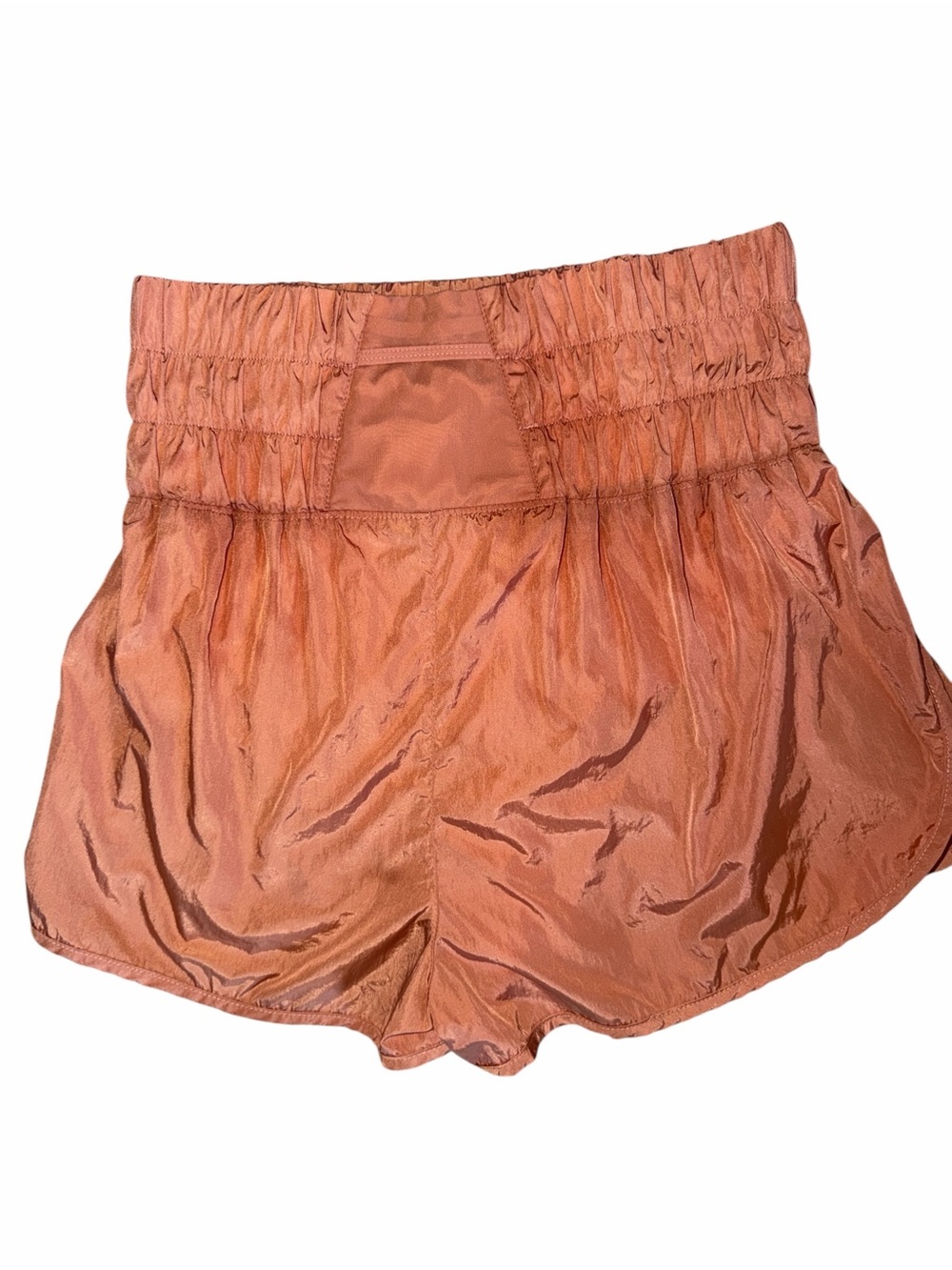 Free People The Way Home High-Waist Terra Cotta Shorts size Large - Picture 3 of 6